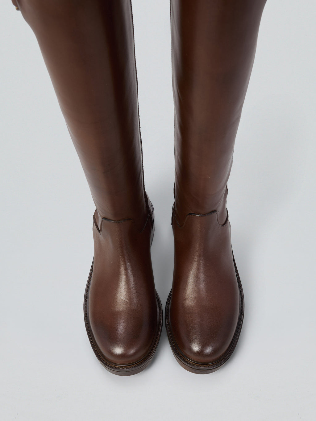 Leather boots