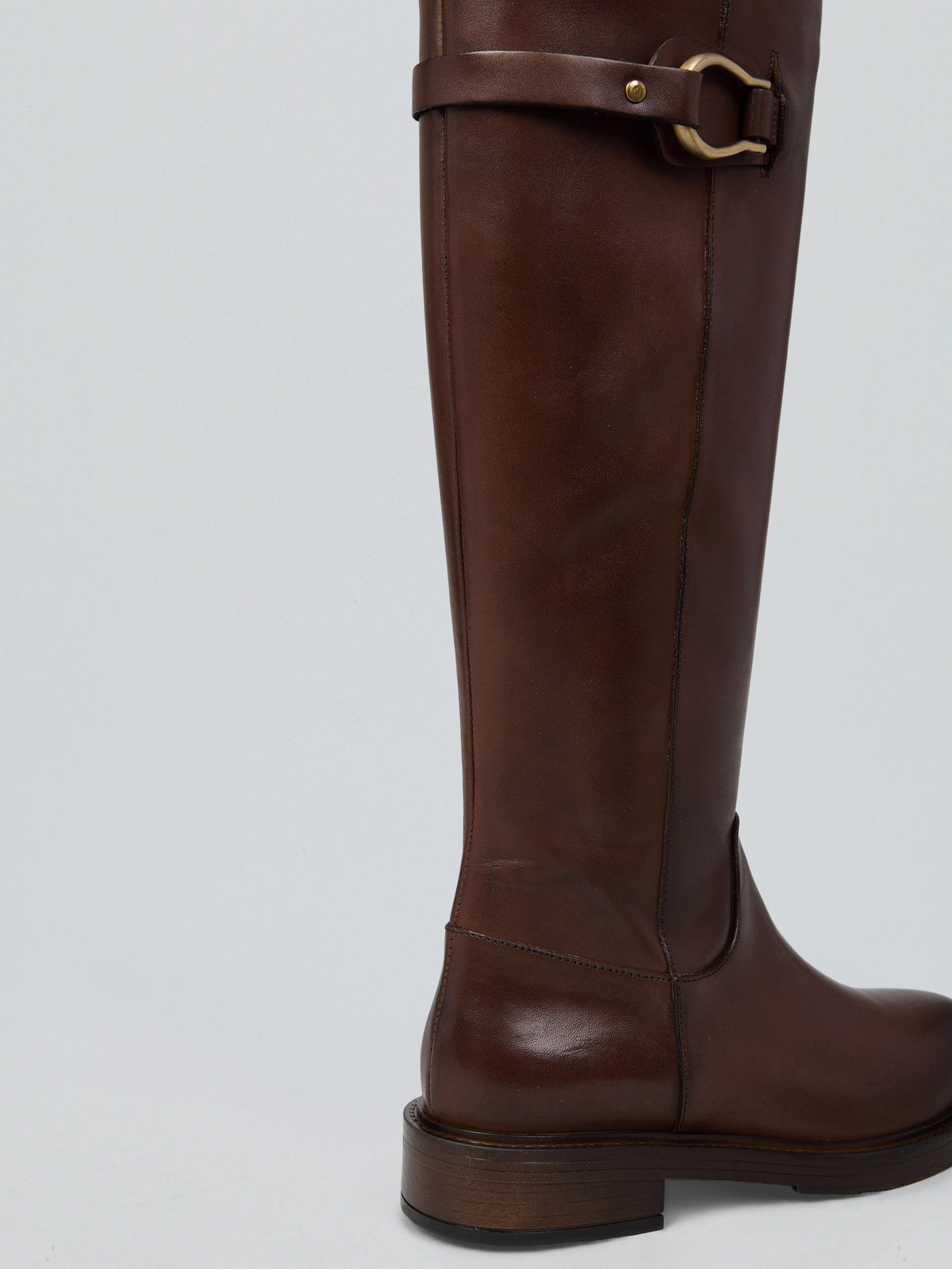 Leather boots