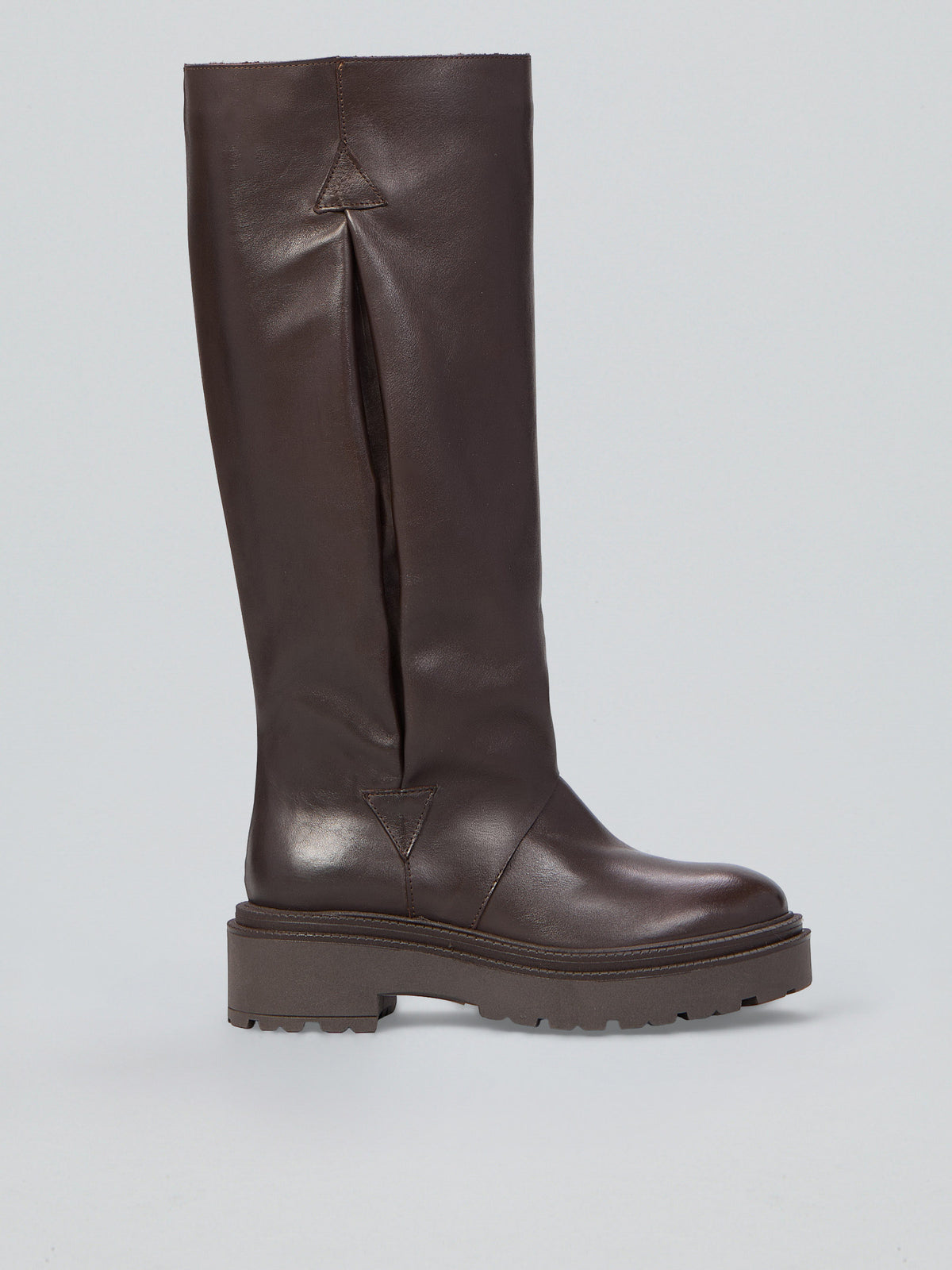 Leather boots