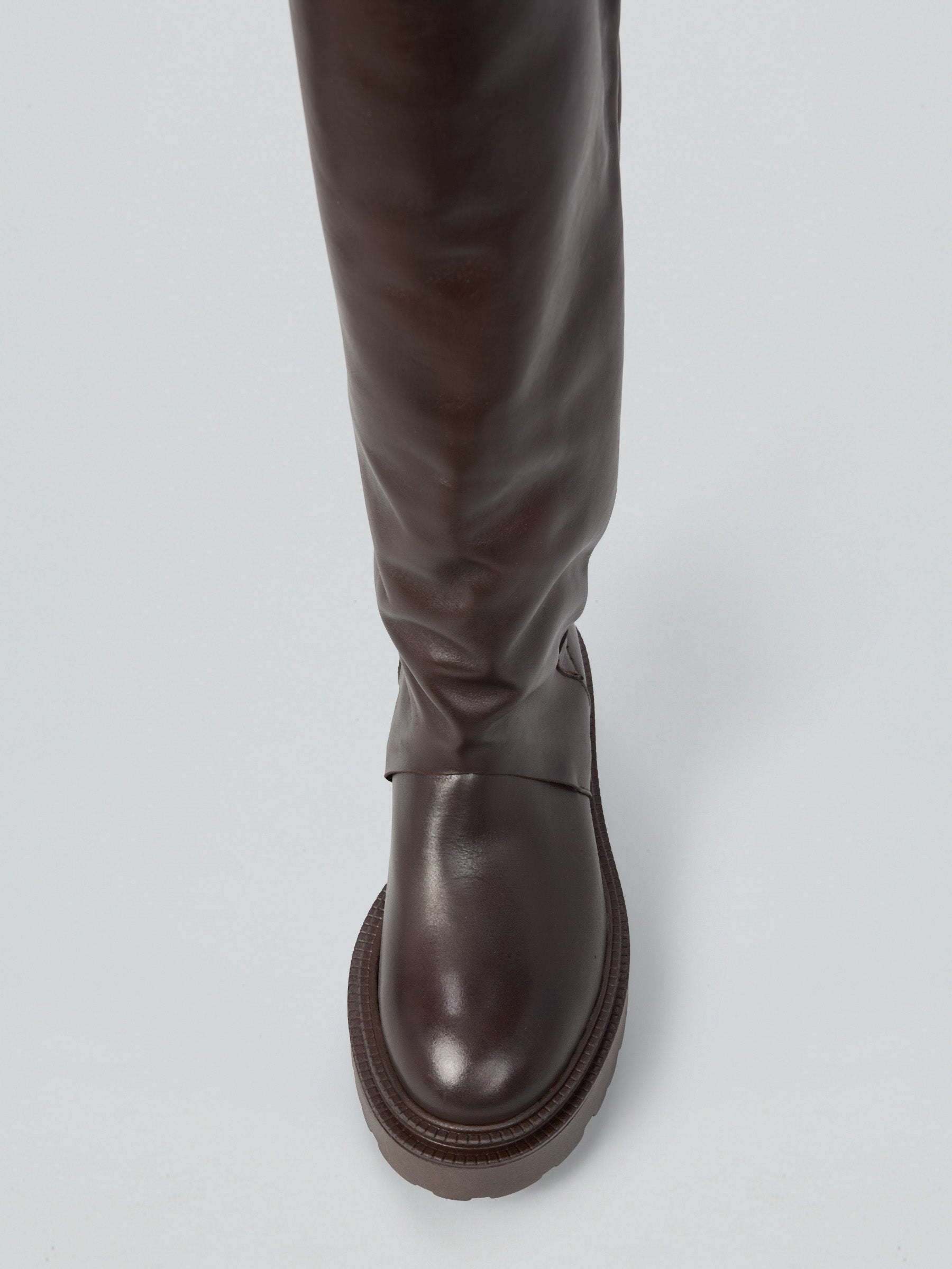 Leather boots
