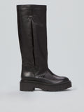 Leather boots