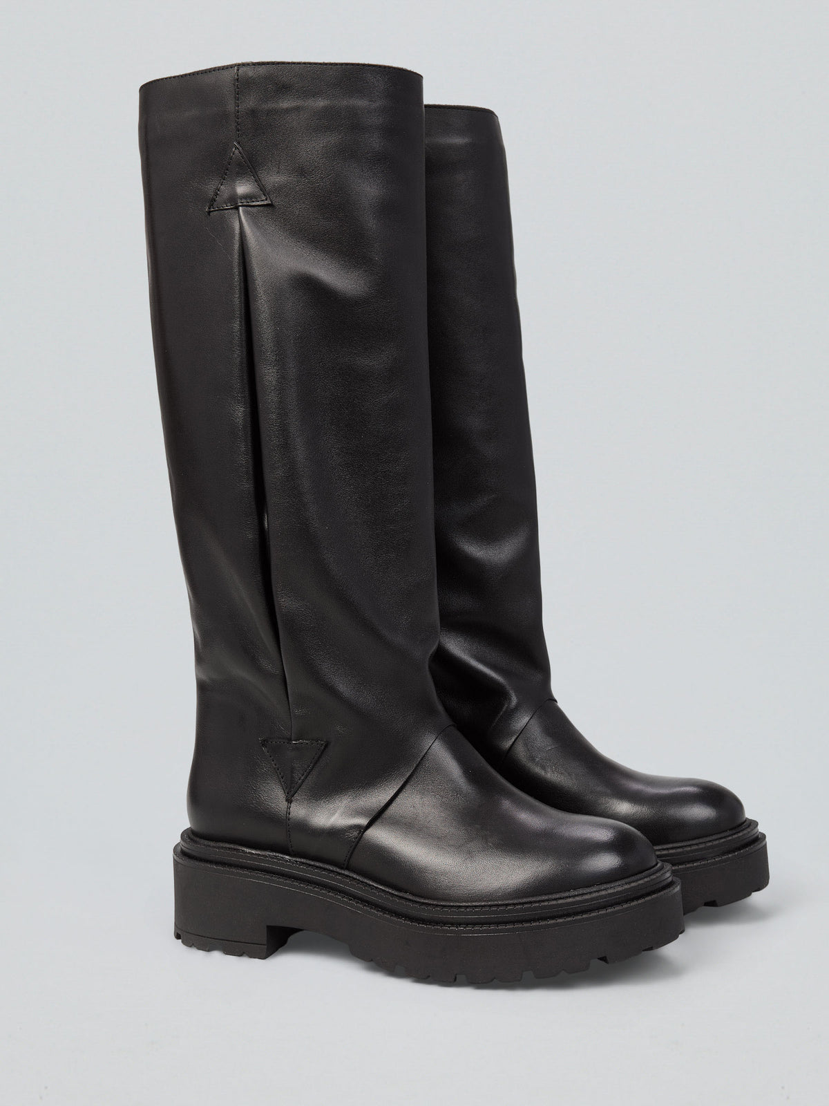 Leather boots