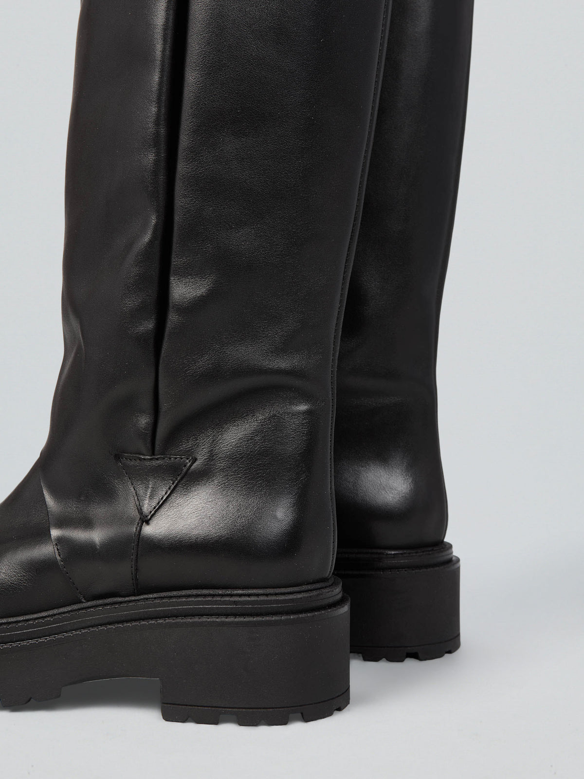 Leather boots