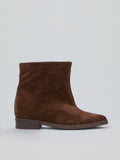 Wildleder-Stiefelette mit Keilabsatz innen