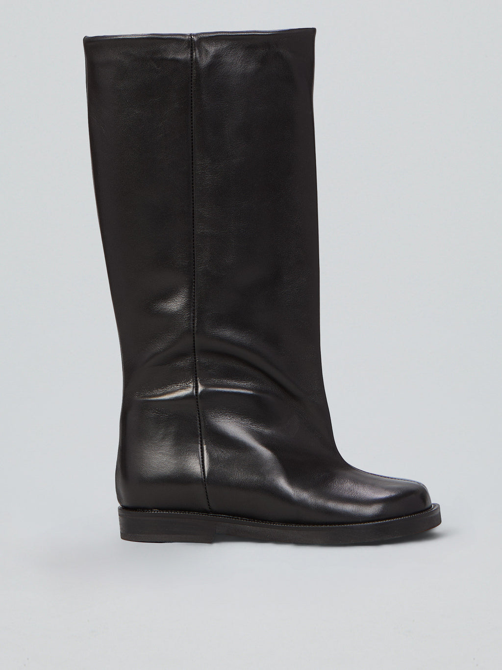 Leather boots