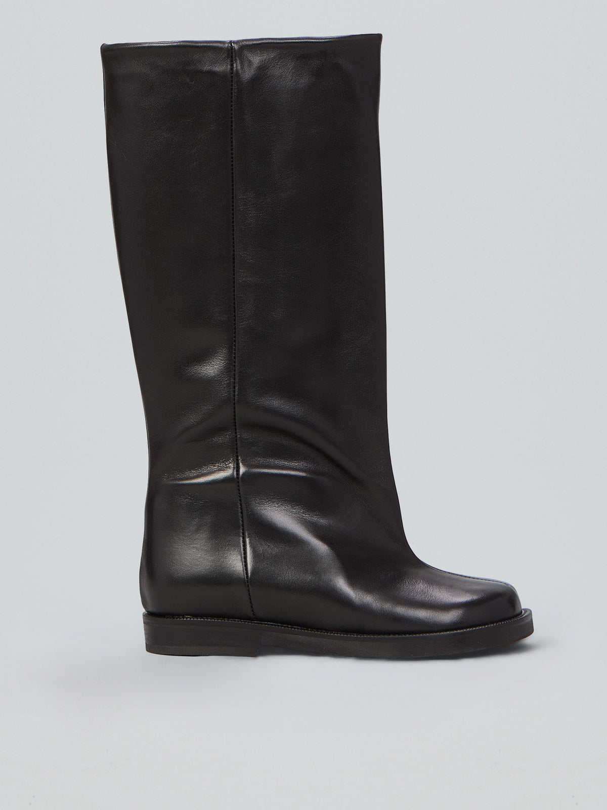 Leather boots