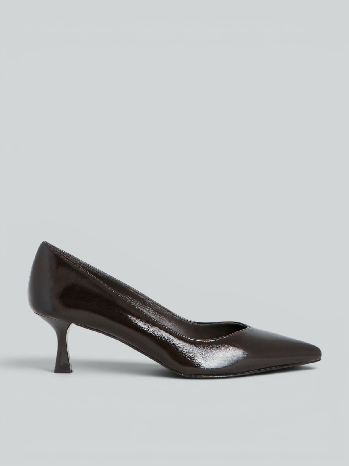 Patent leather pumps