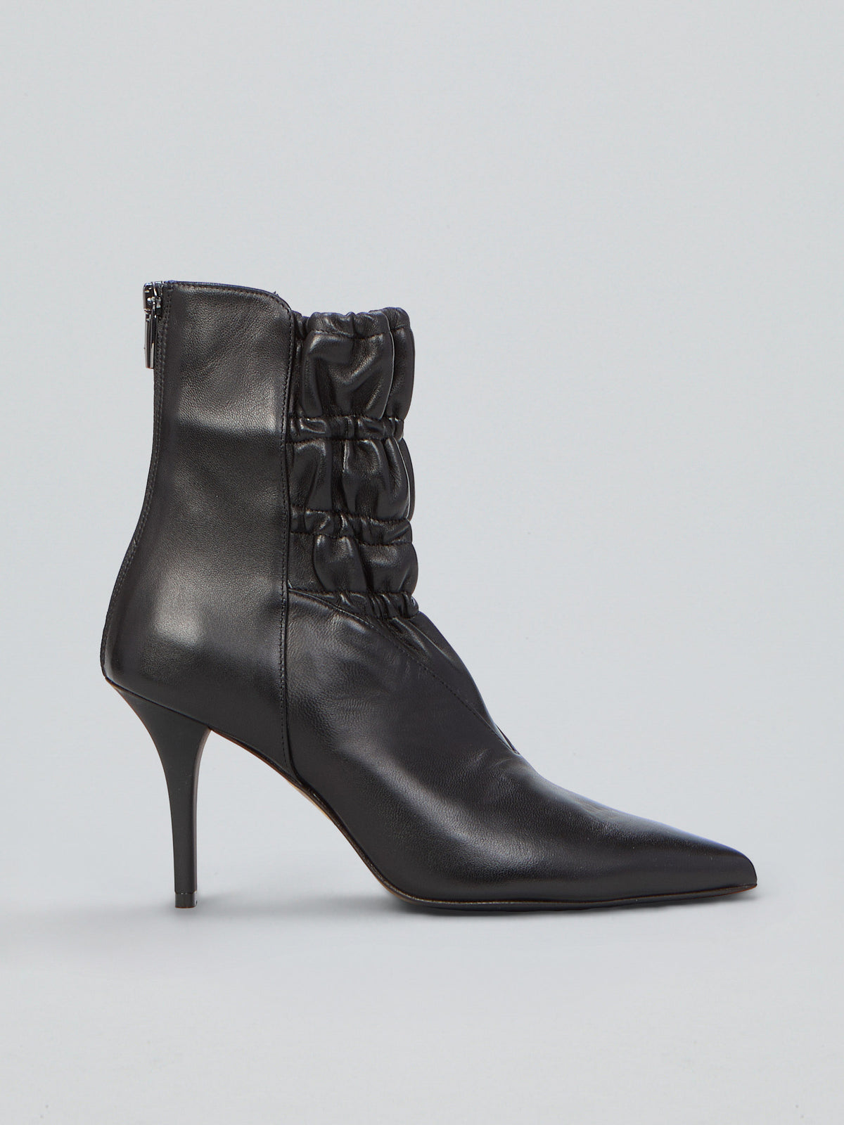Leather ankle boots