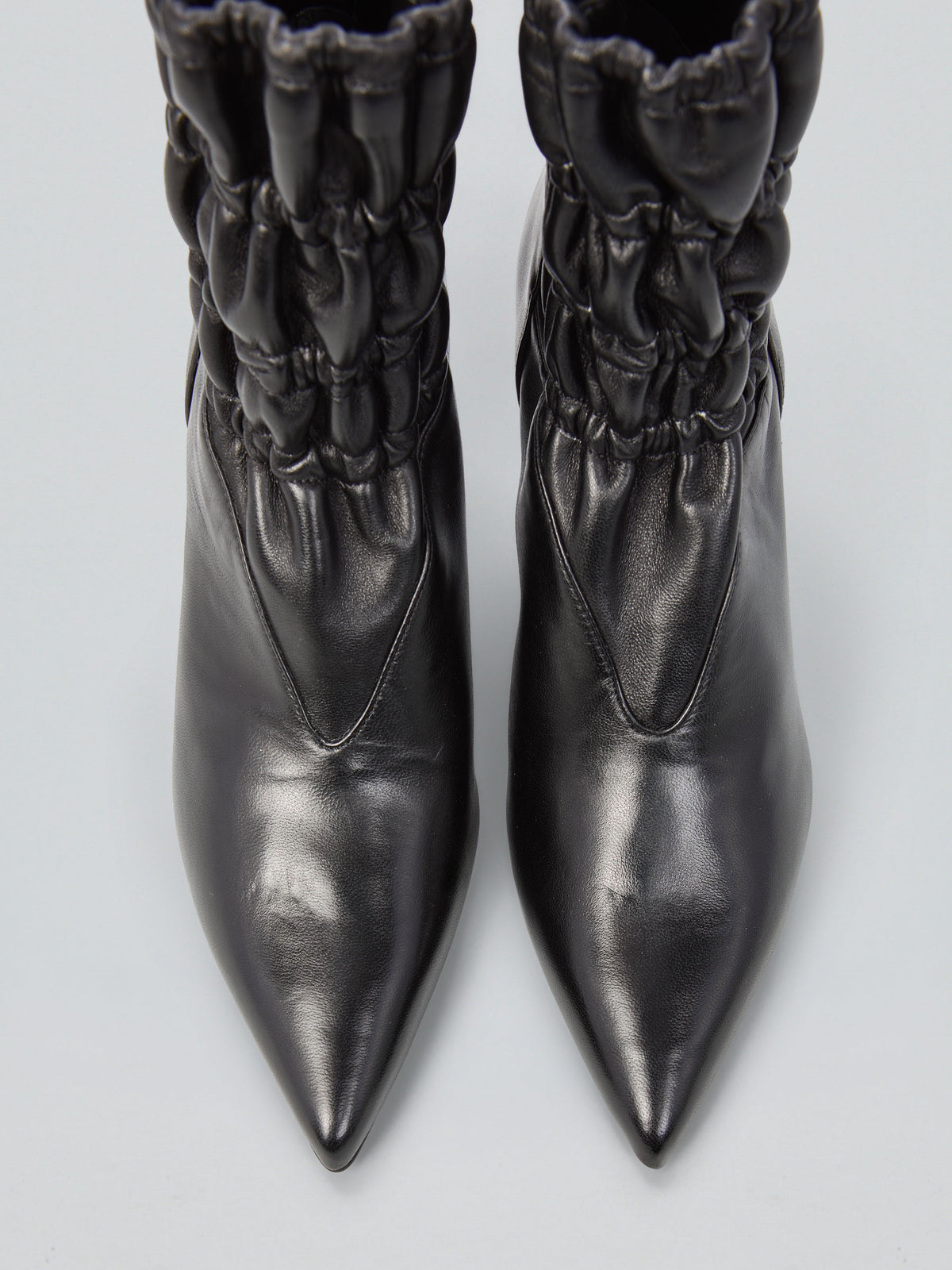 Leather ankle boots