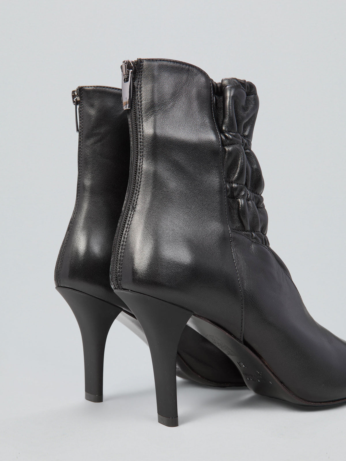 Leather ankle boots