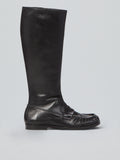Leather boots