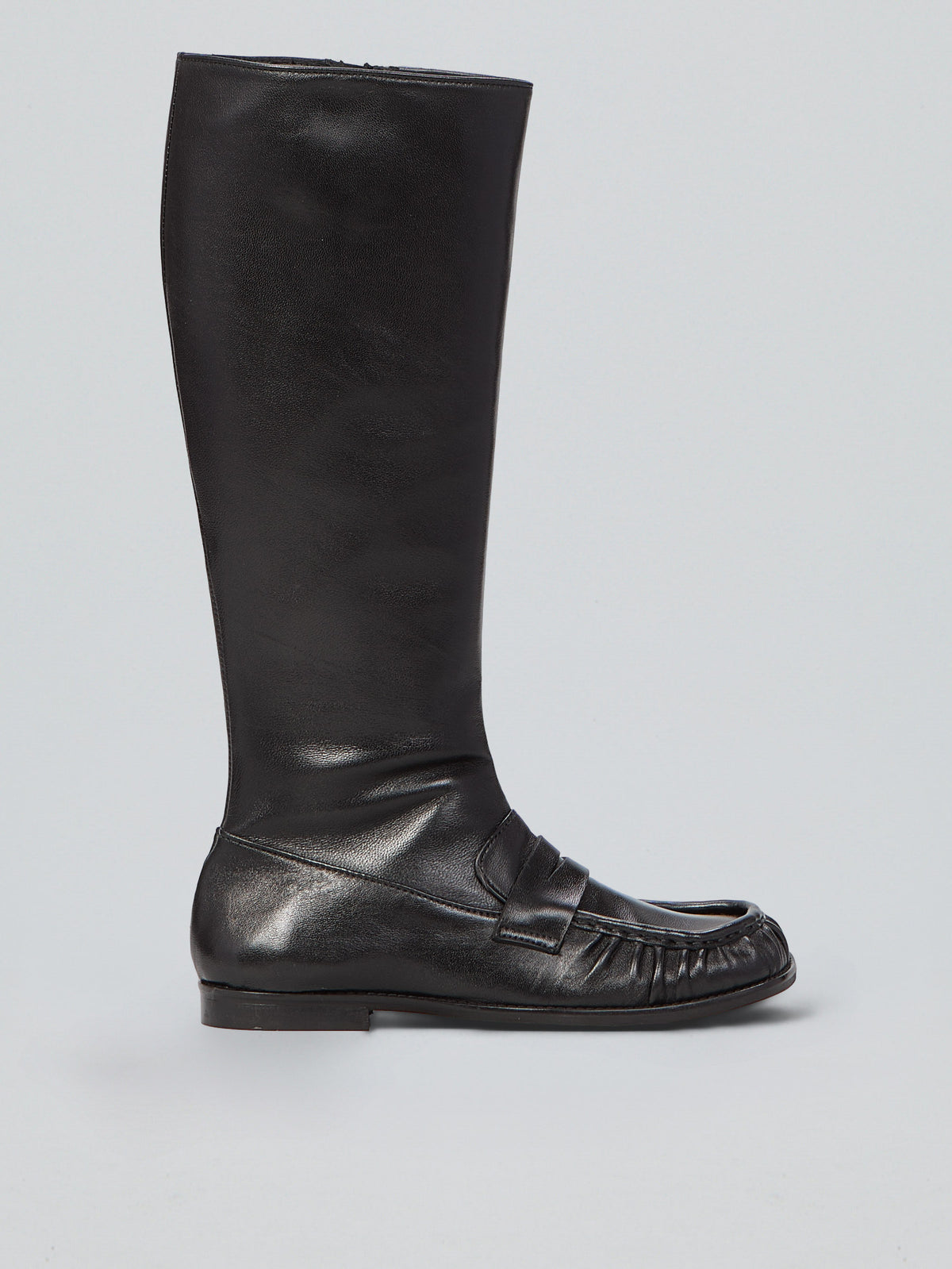 Leather boots