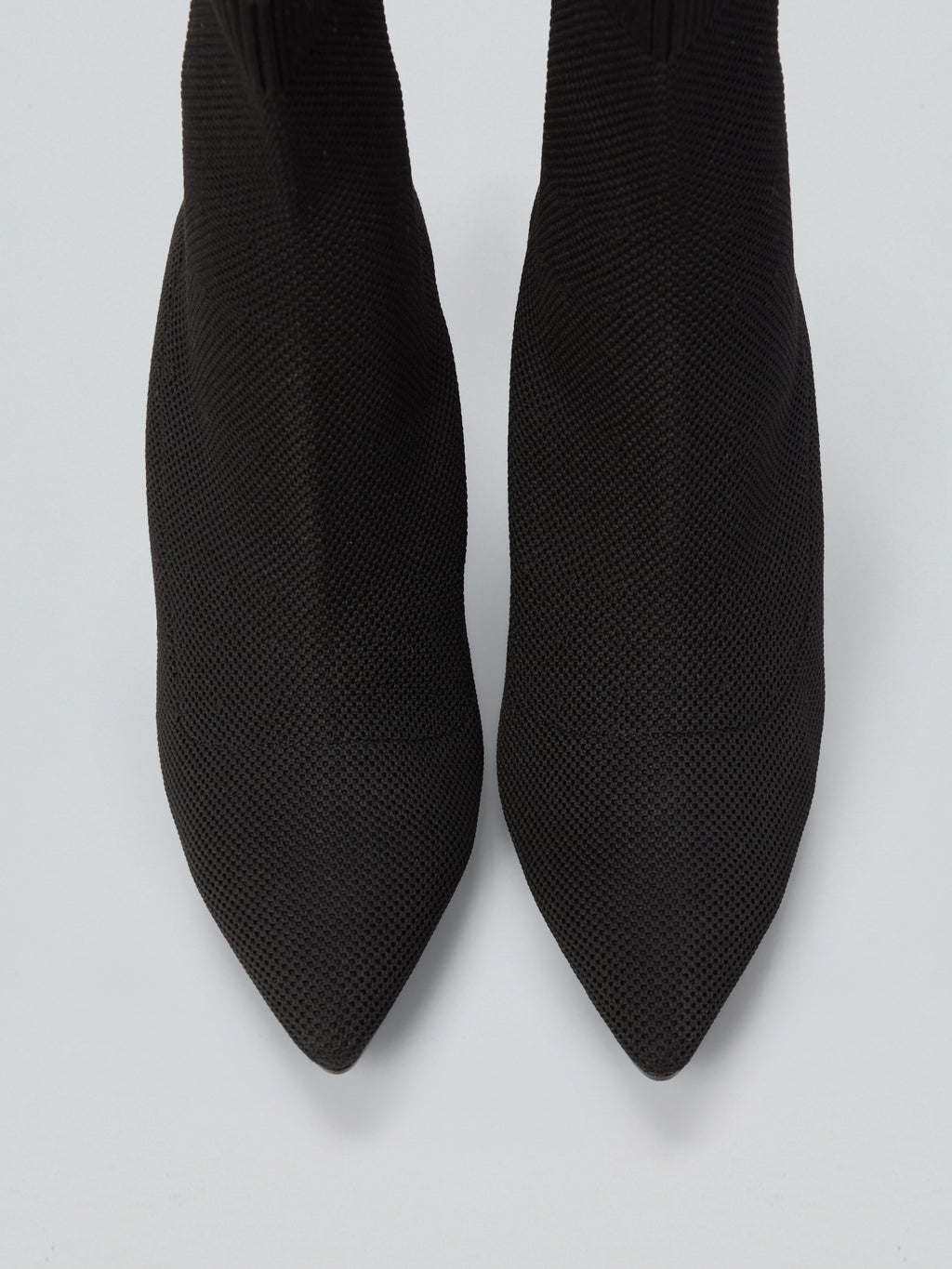Stretch fabric ankle boots