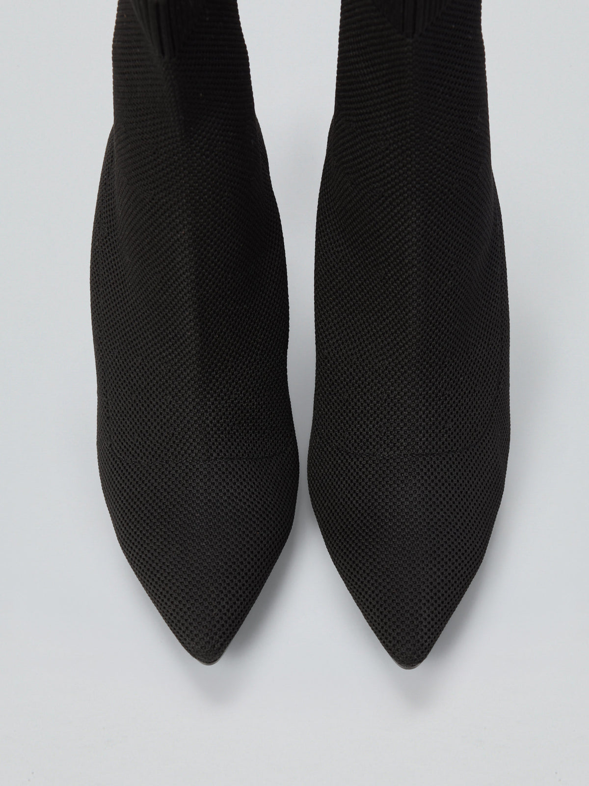 Stretch fabric ankle boots