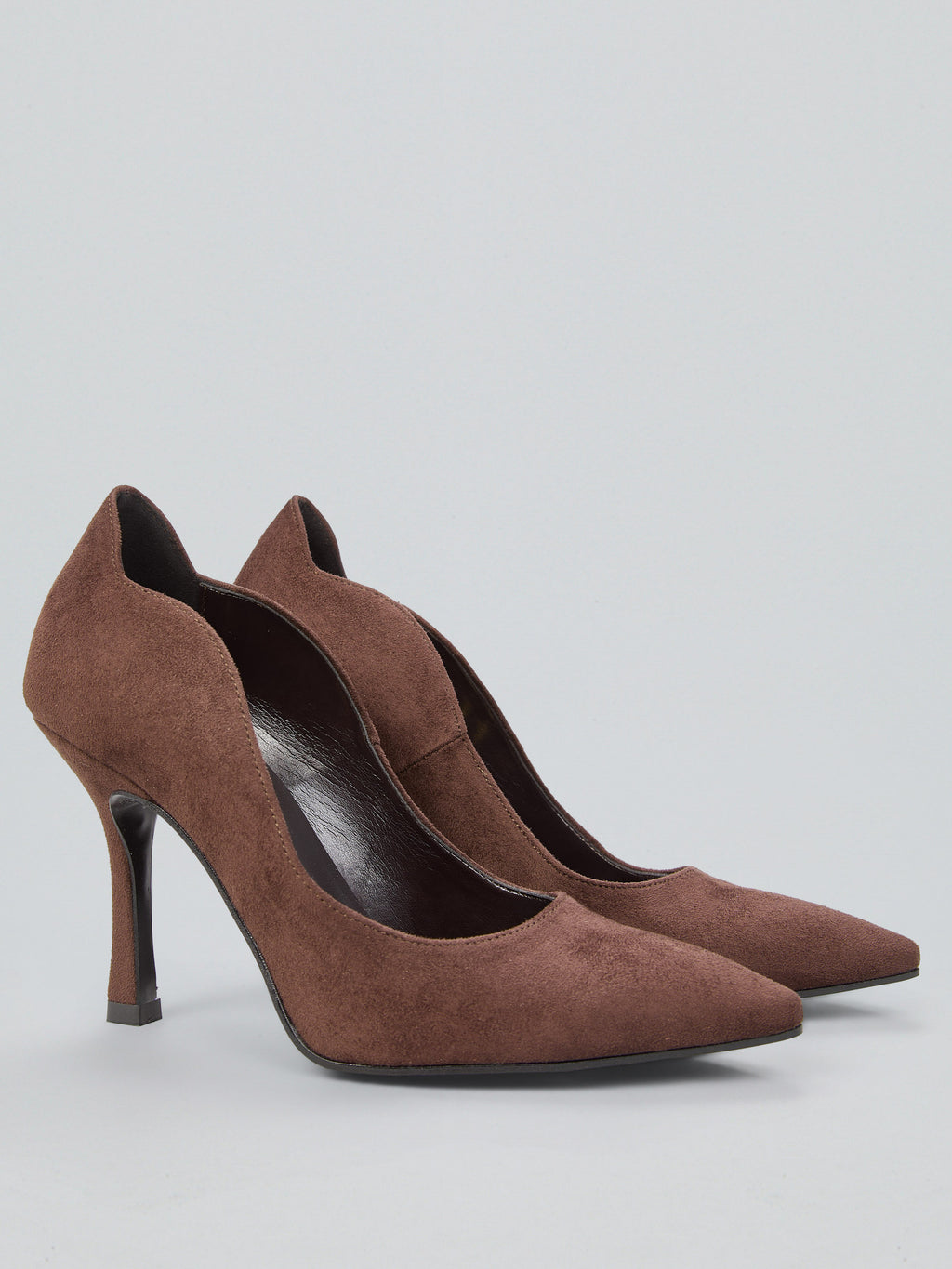 Escarpins à décolleté ondulé