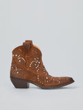 Suede Texan boots