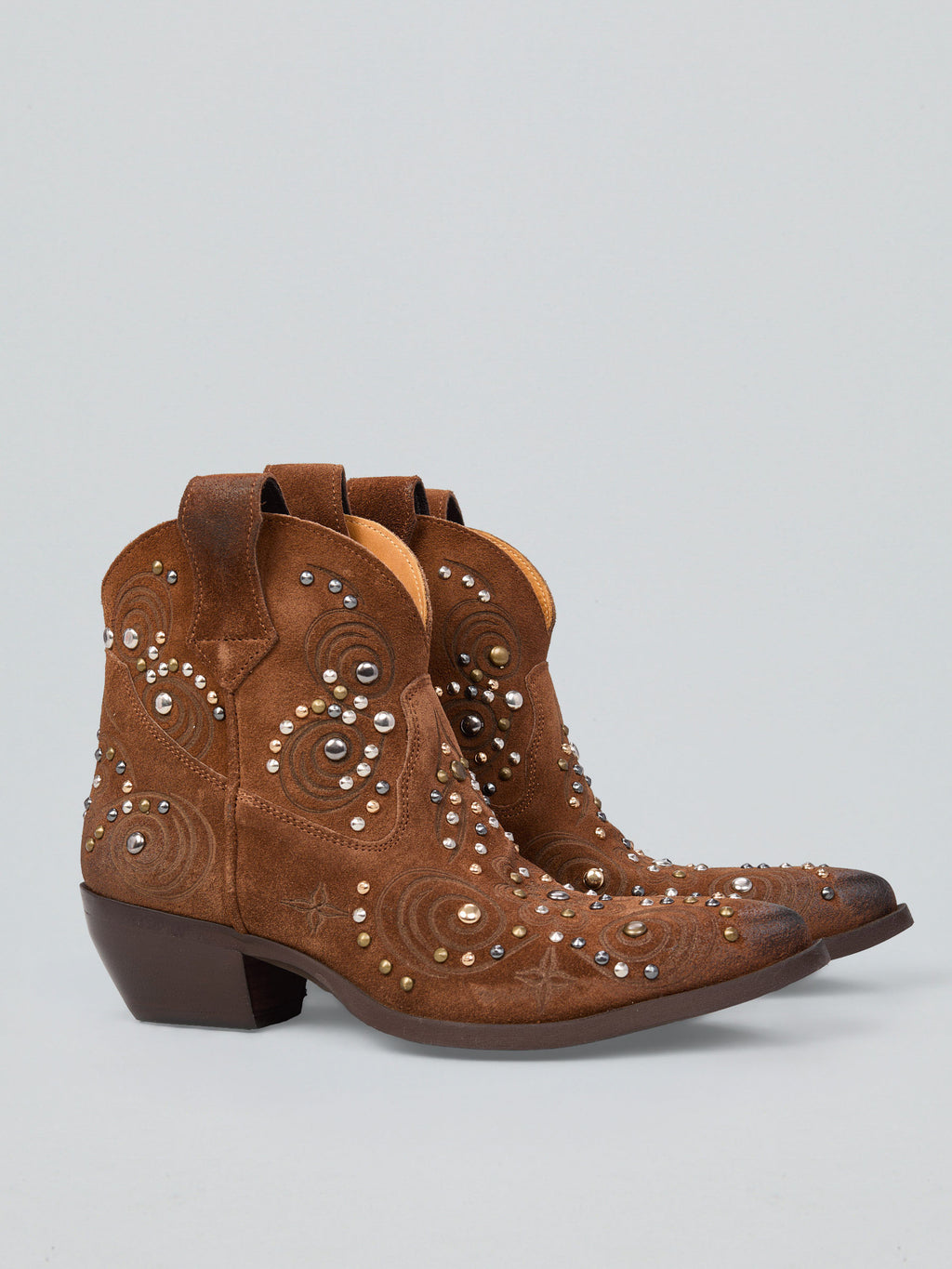 Suede Texan boots
