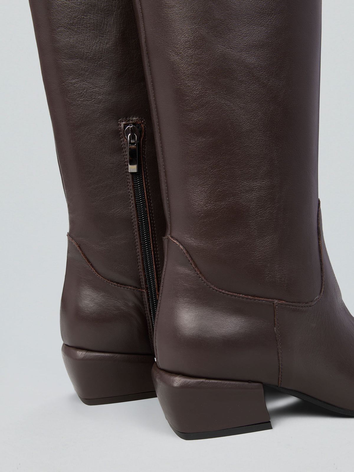 Leather boots