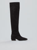 Stretch-Stiefel aus Wildleder