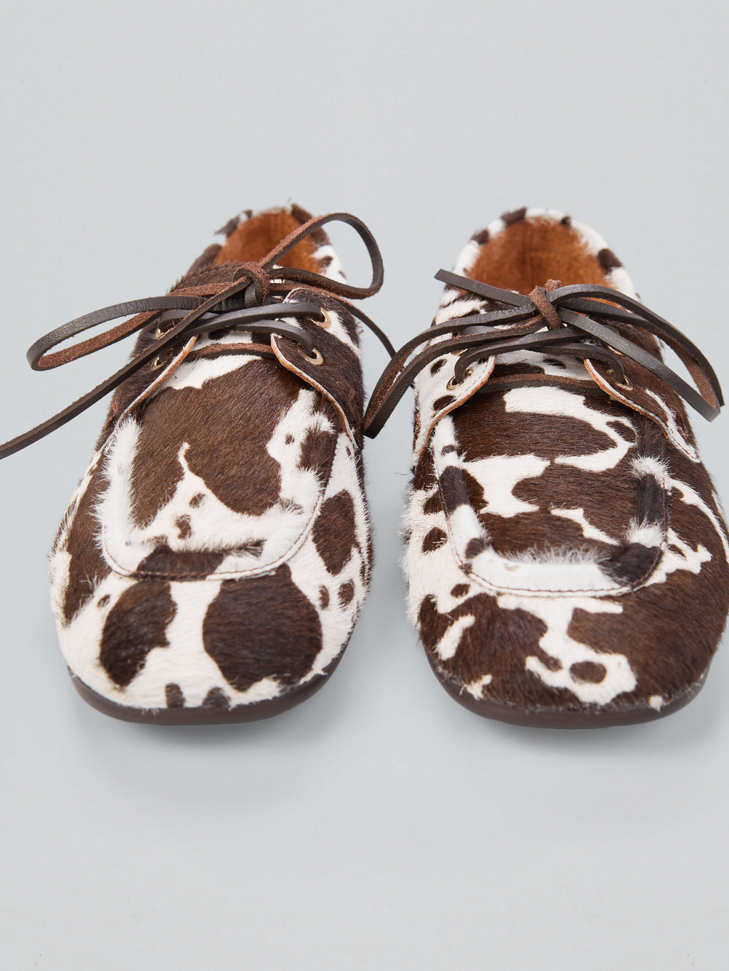 Mokassins aus Ponyfell im Bootsstil