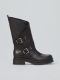 Leather boots