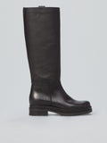 Leather boots