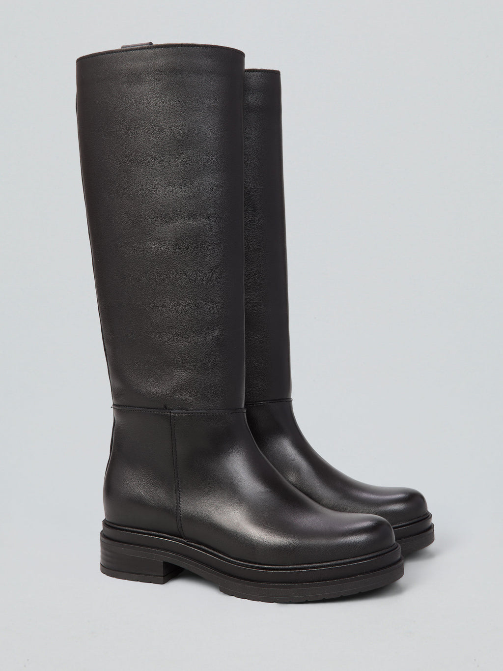 Leather boots