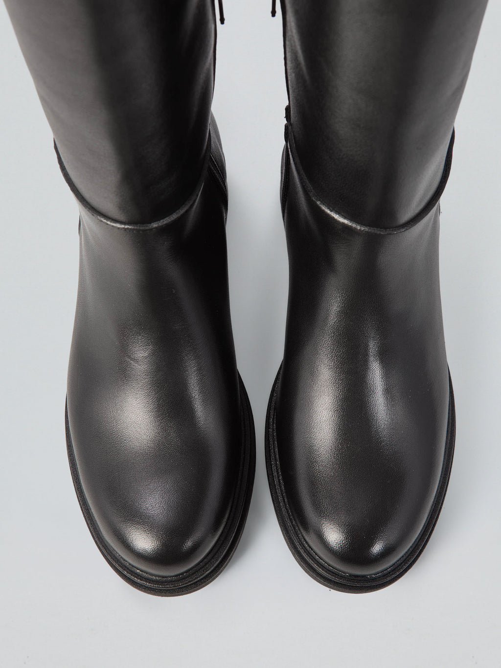 Leather boots