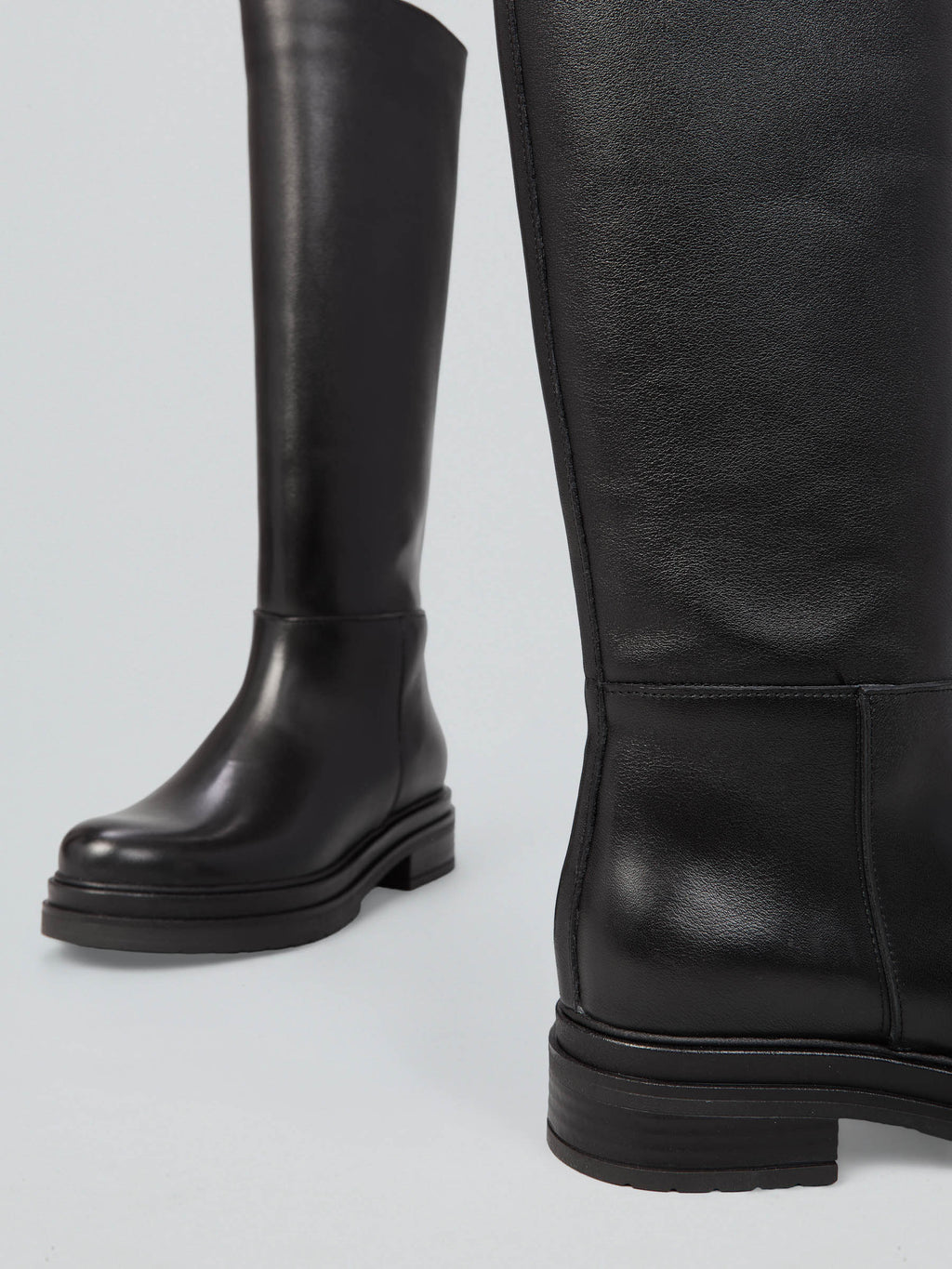 Leather boots