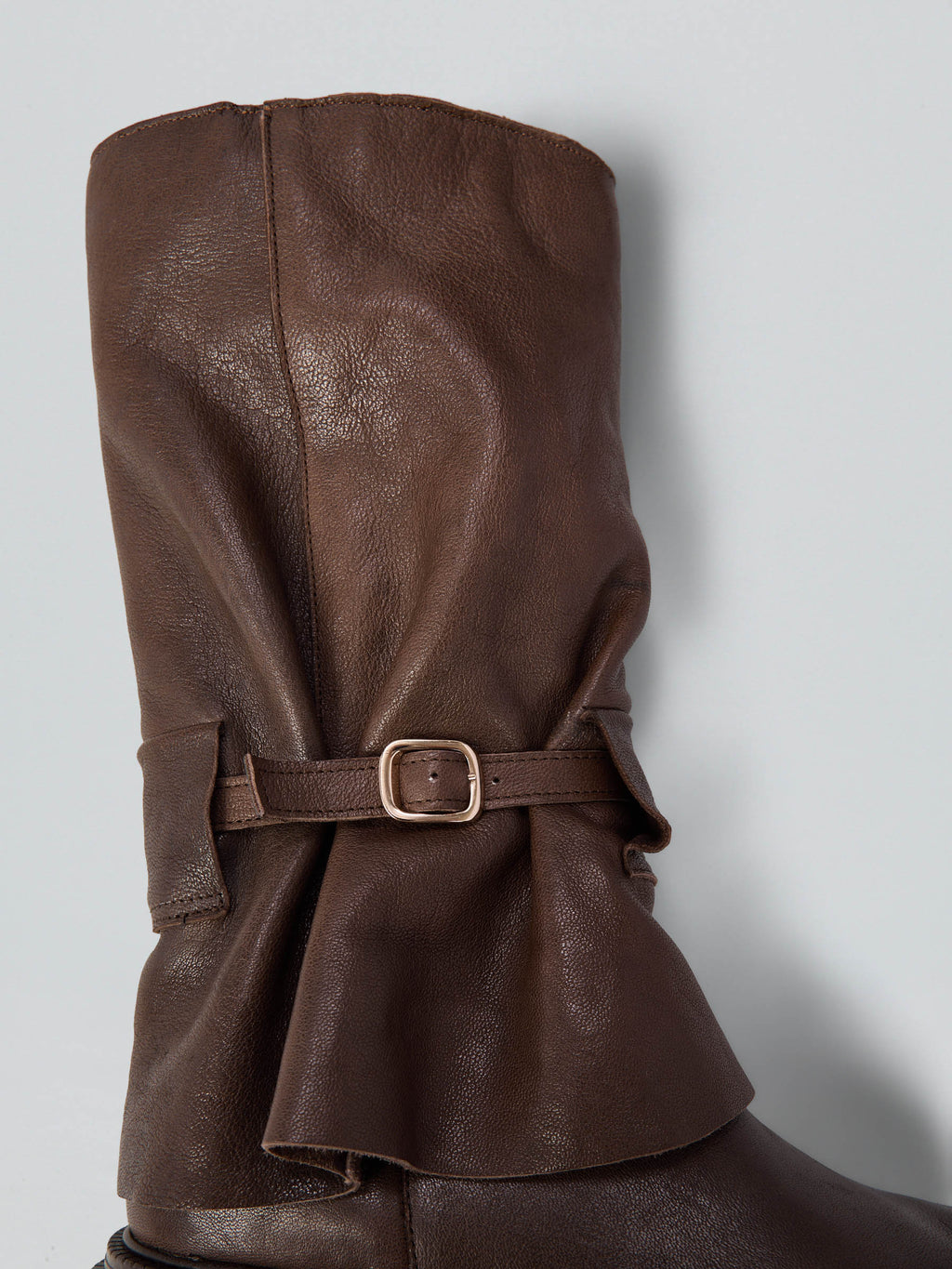 Leather boots