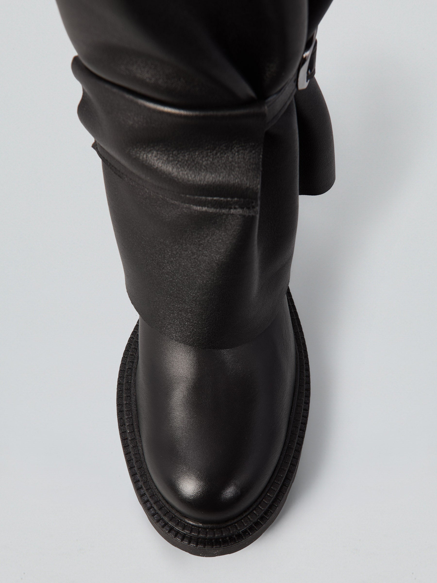 Leather boots