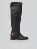 Tall leather boots
