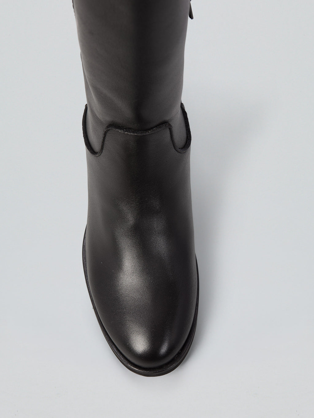 Tall leather boots