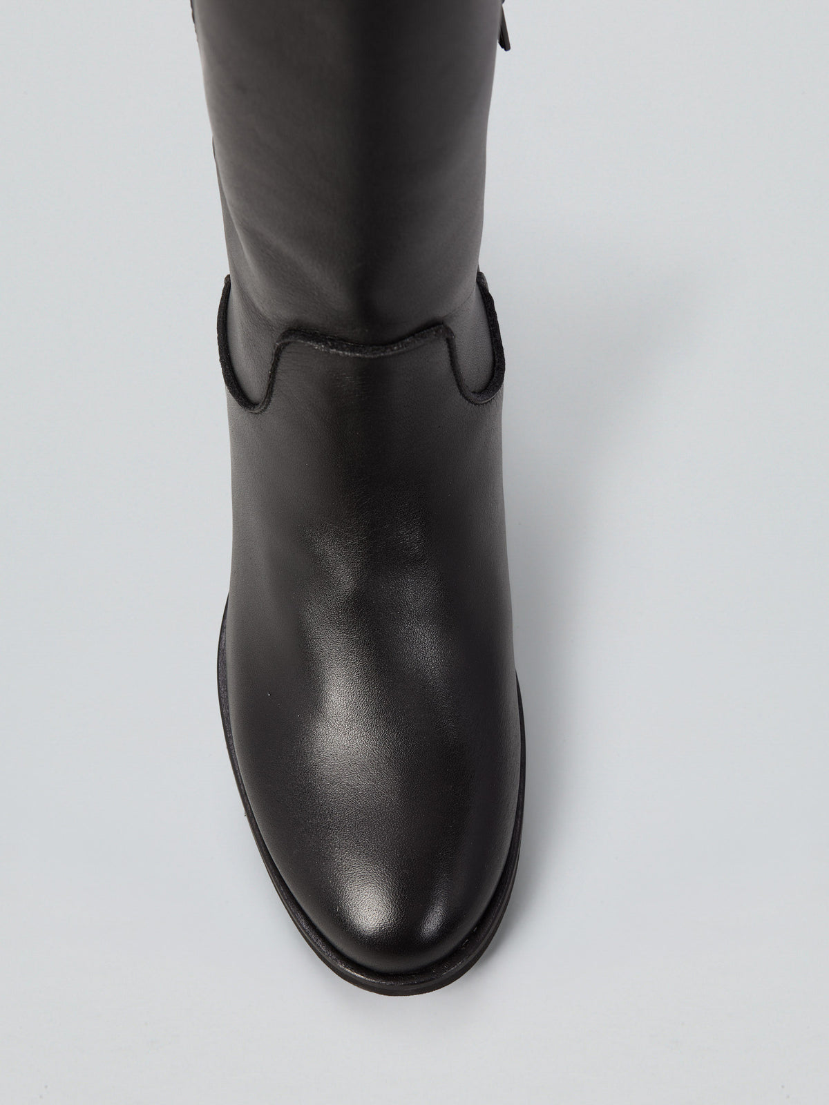 Tall leather boots