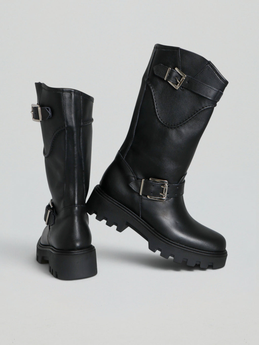 Biker in pelle