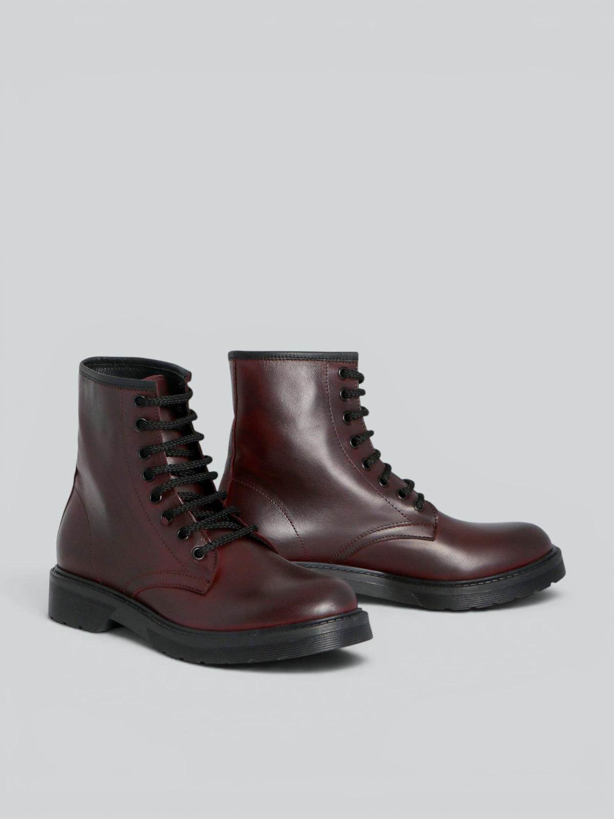 Leather boots