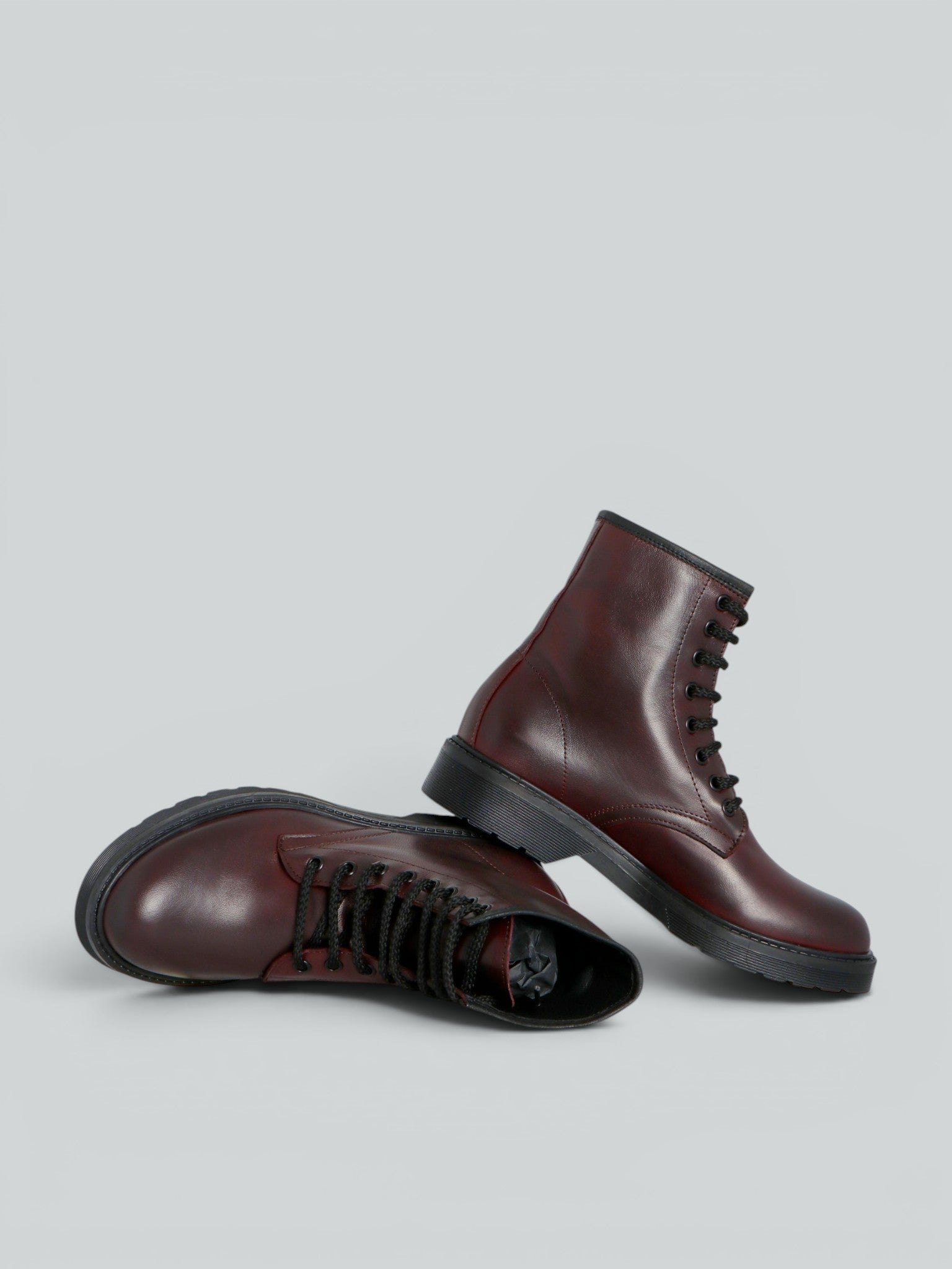 Leather boots