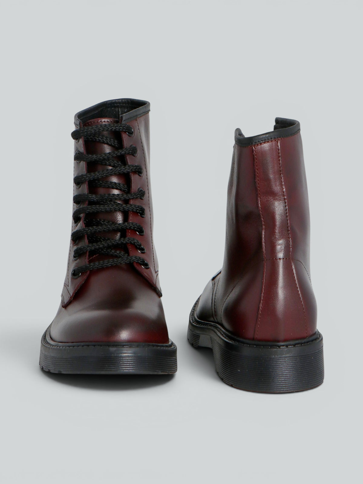 Leather boots