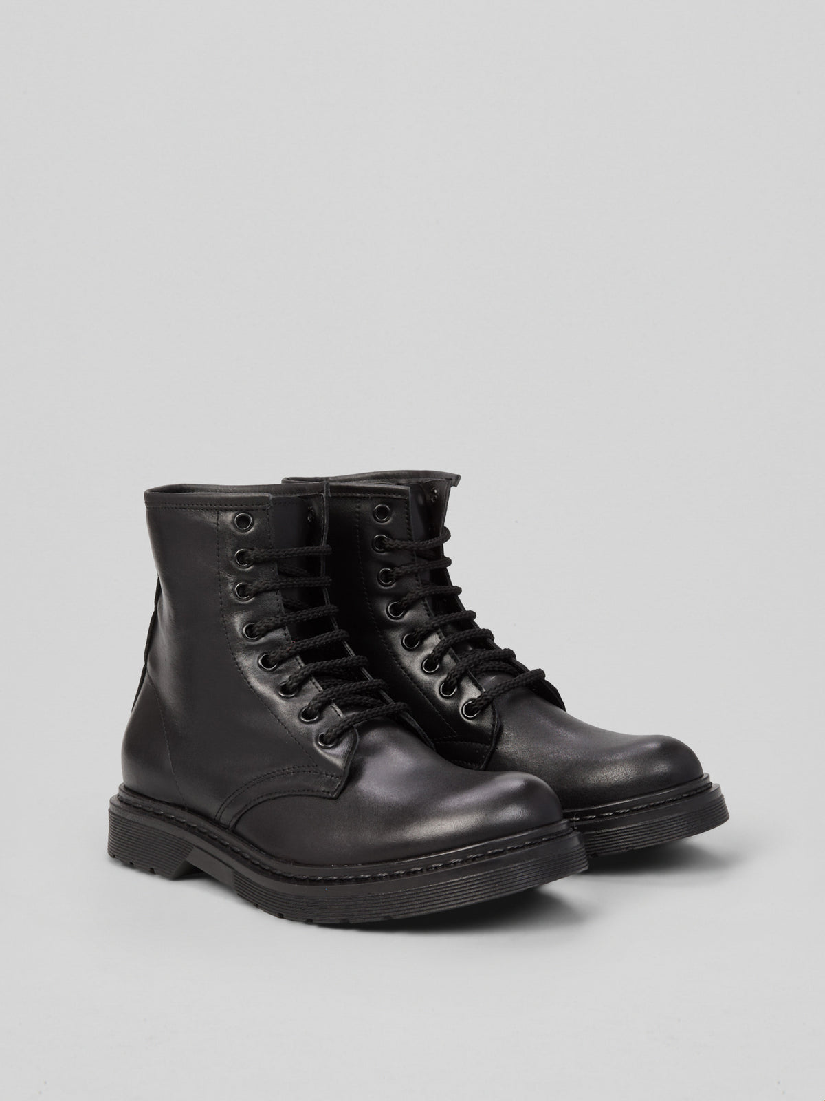 Leather boots