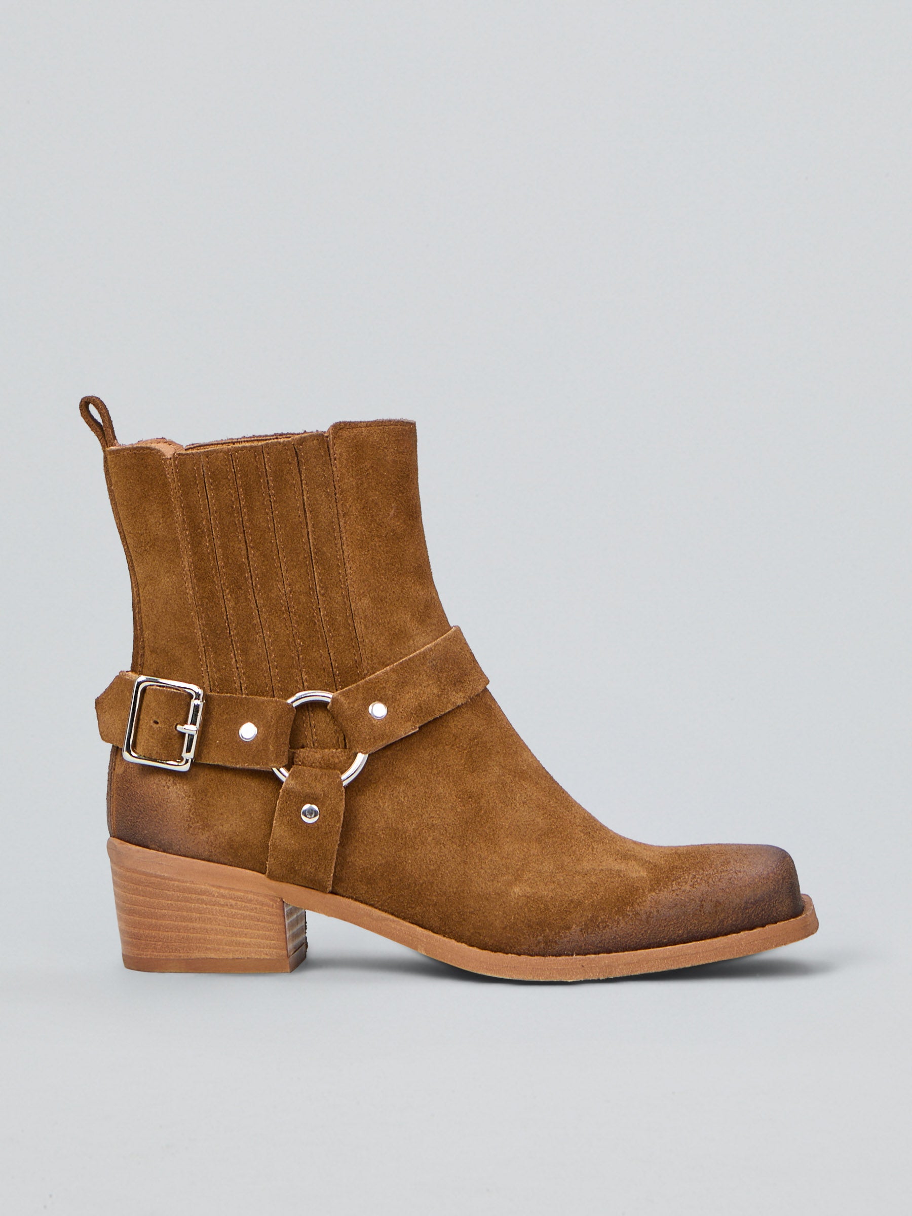 Suede Texan boots