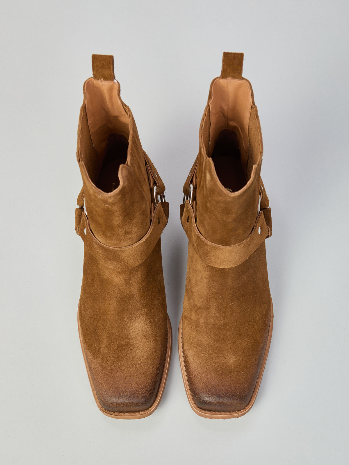 Suede Texan boots