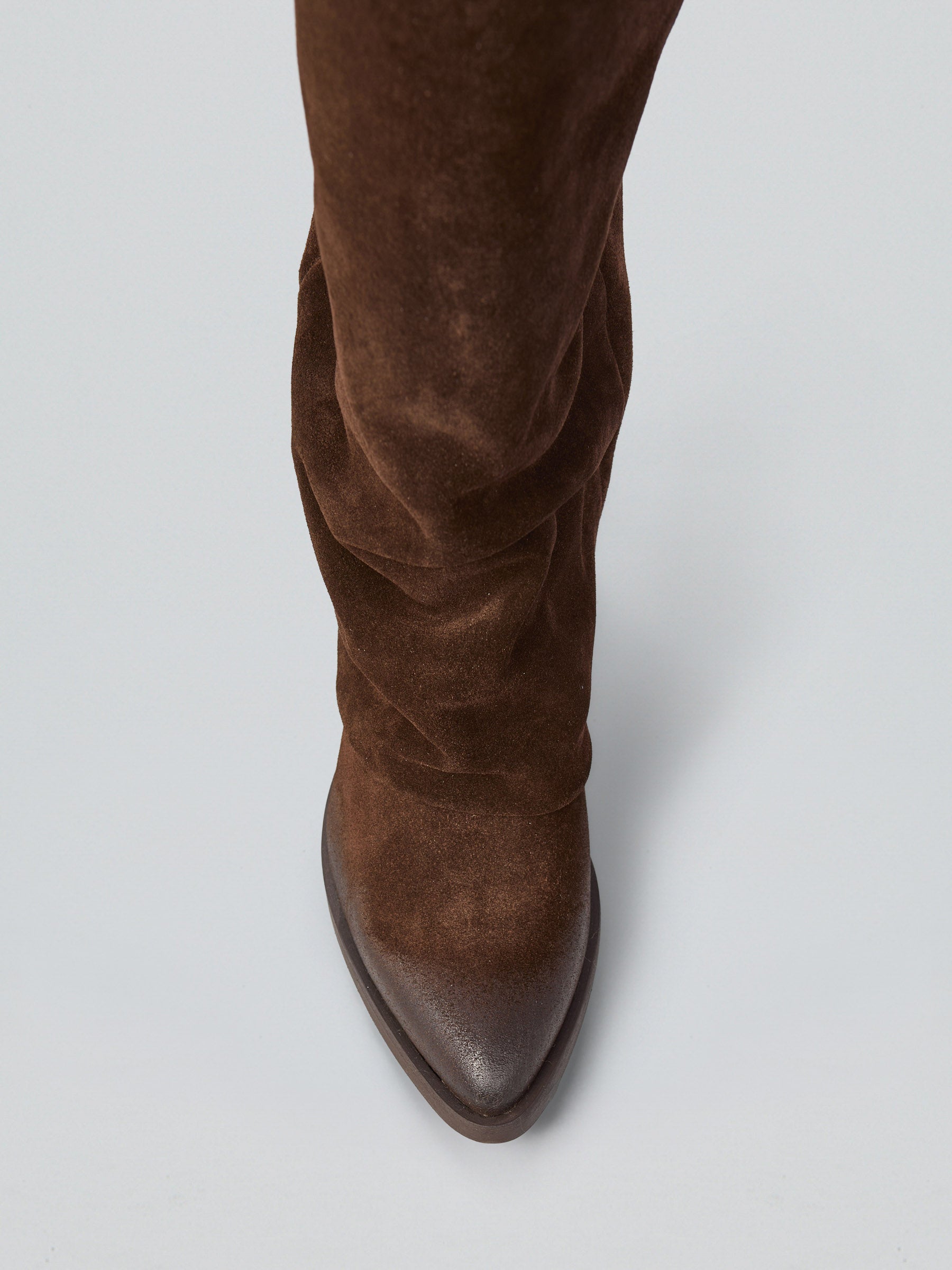 Suede Texan boots