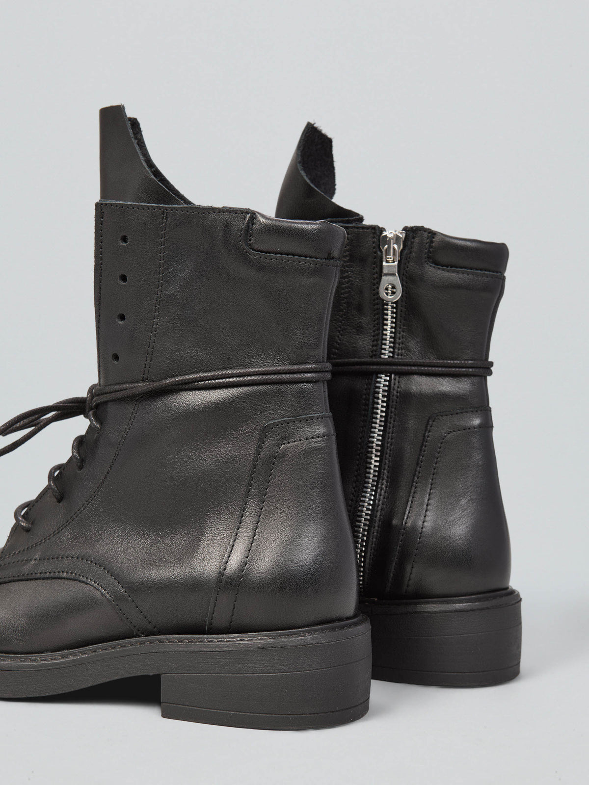 Leather boots