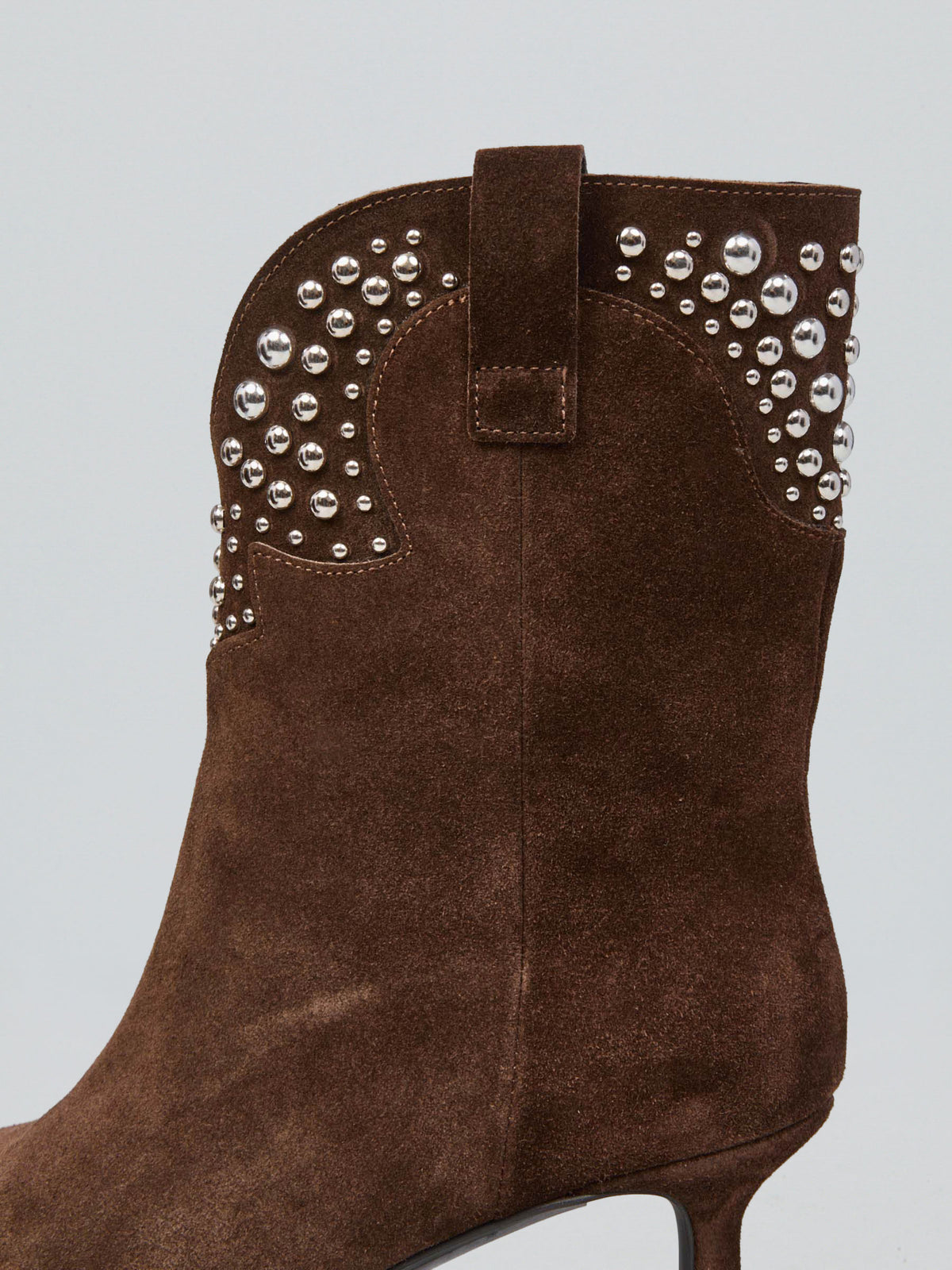 Suede ankle boot