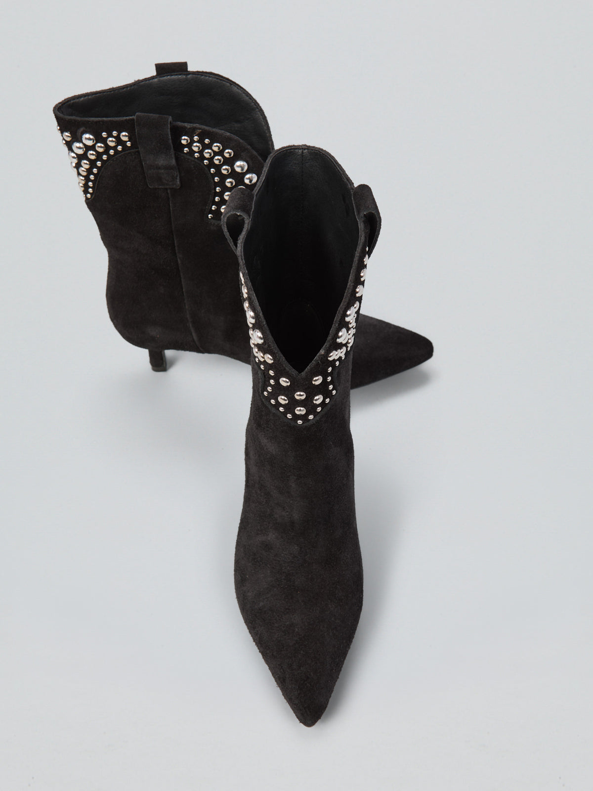 Suede ankle boot