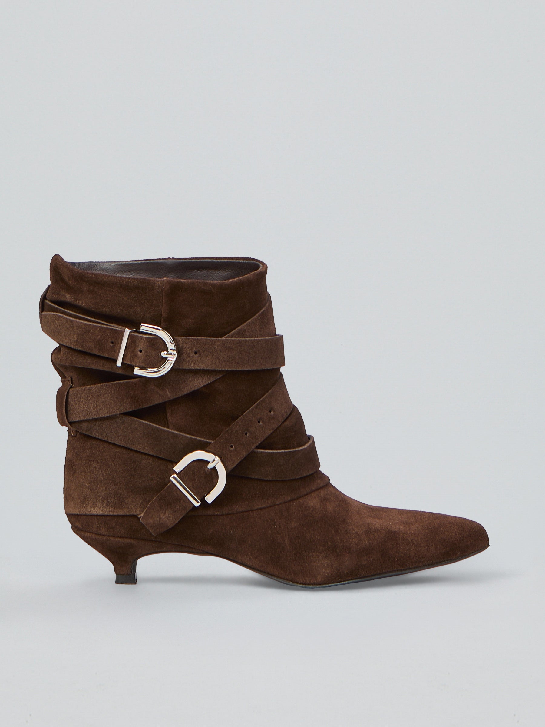 Suede ankle boots