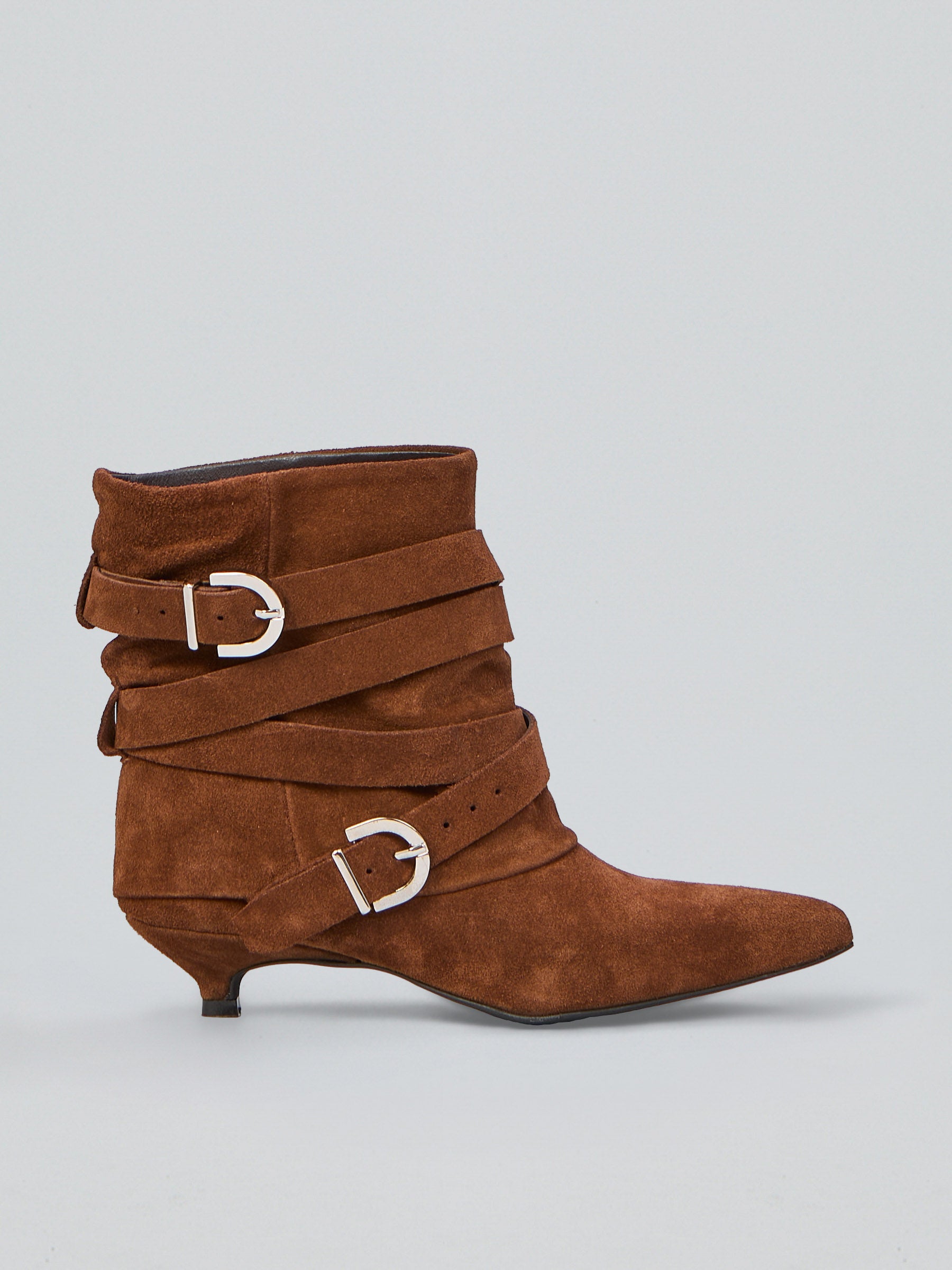 Suede ankle boots