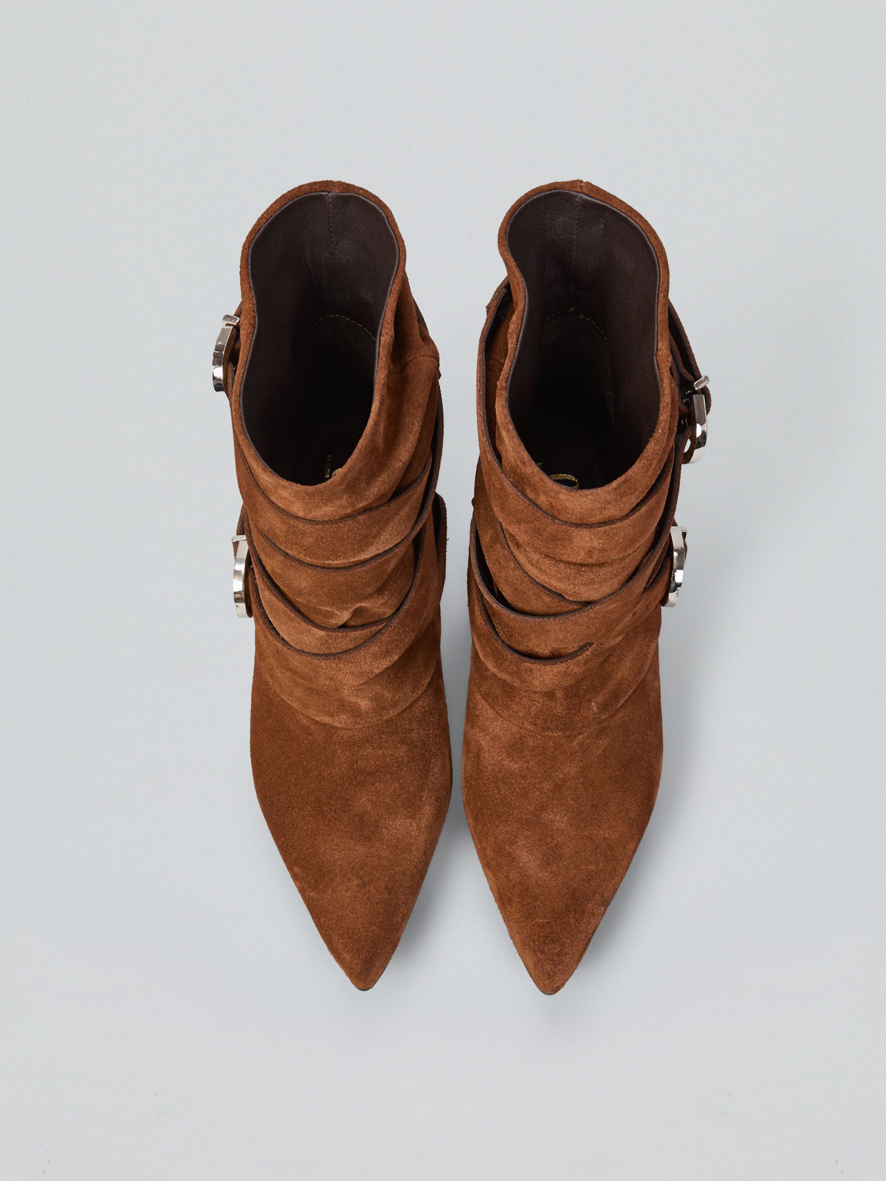 Suede ankle boots