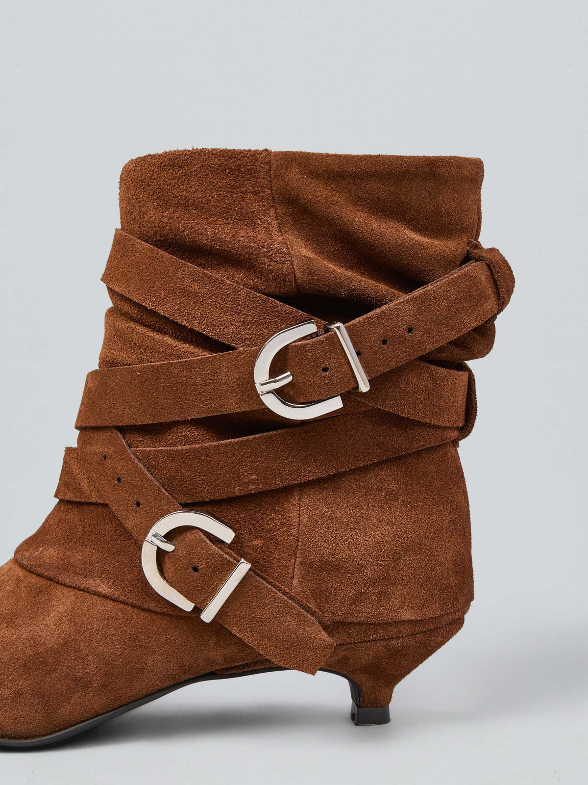 Suede ankle boots