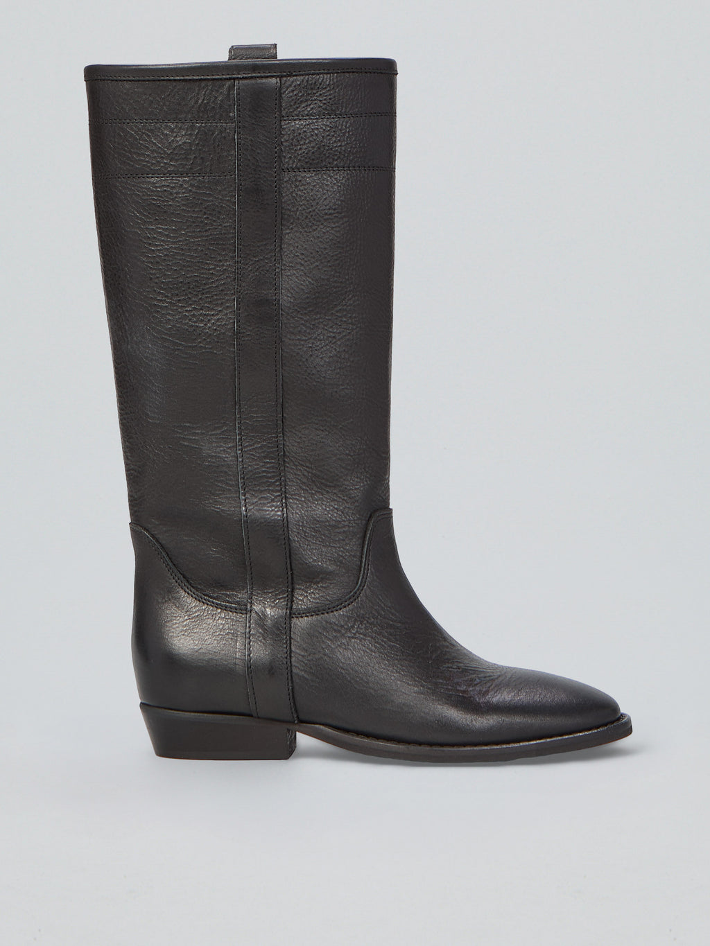 Leather boots